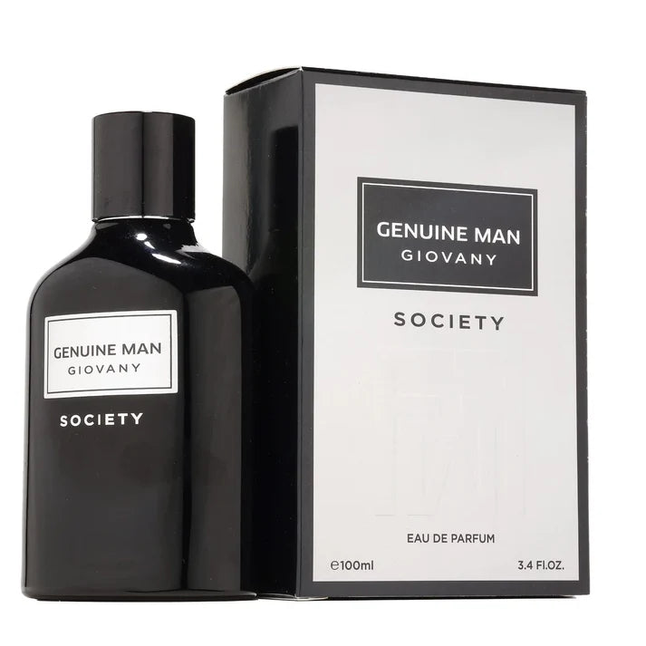 Fragrance World Genuine Man Giovany Society Eau de Parfum pentru Bărbați 100 ml