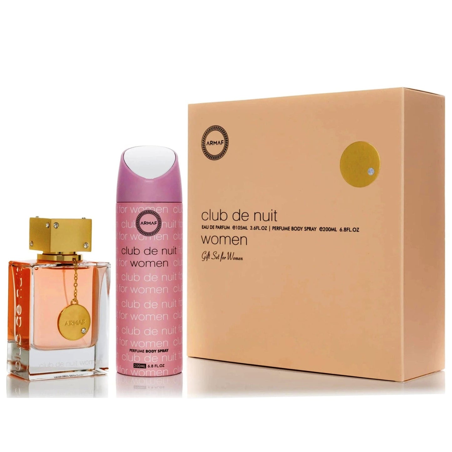 Set cadou Armaf Club de Nuit Woman 105 ml – Apă de parfum 105 ml + Deodorant spray 200 ml