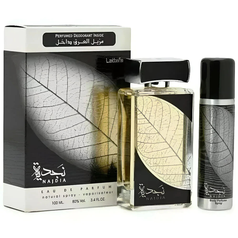 Set Lattafa Najdia Apă de Parfum 100 ml + Deodorant