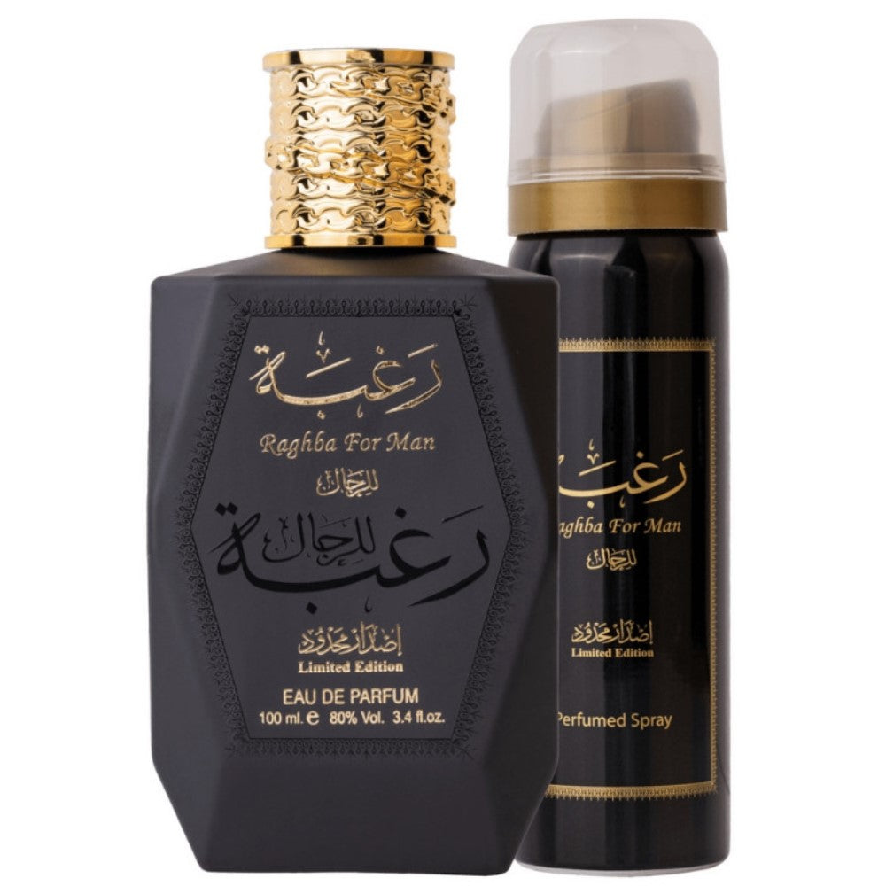 Set Lattafa Raghba For Man Apă de Parfum 100 ml + Deodorant