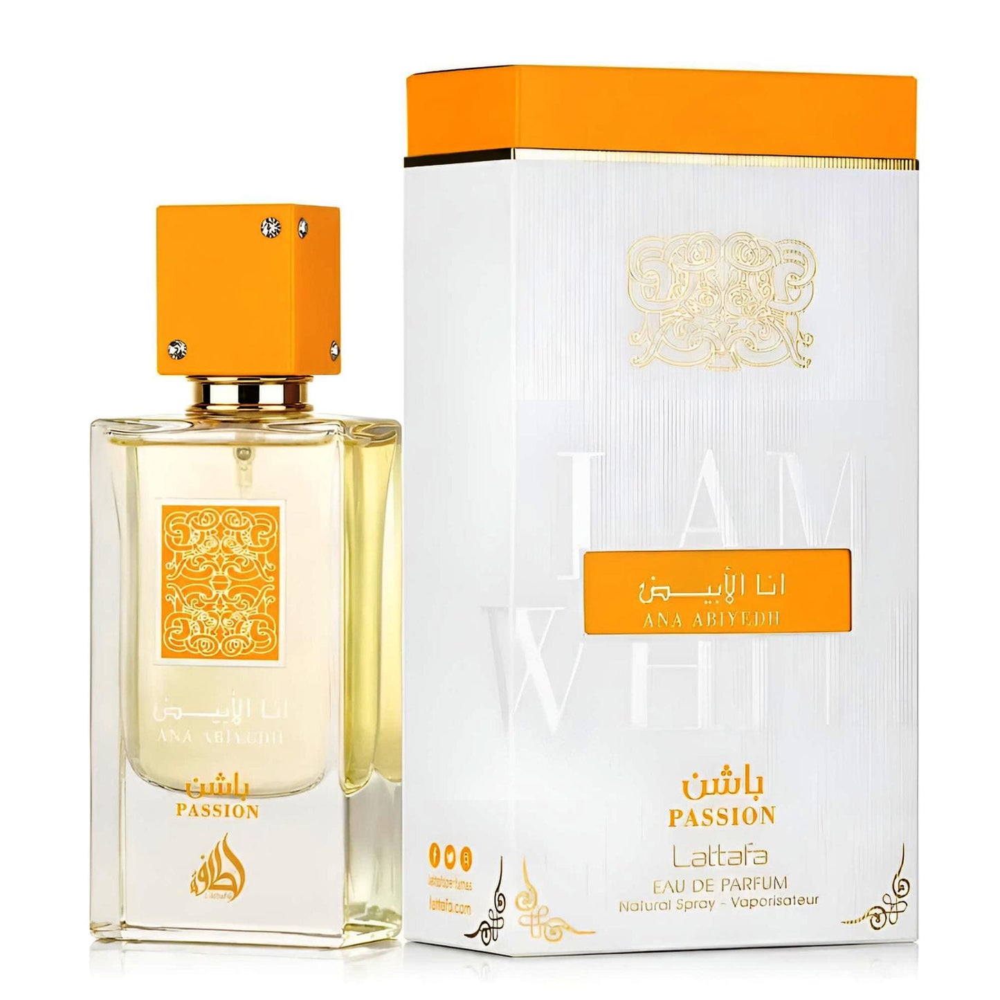 Lattafa Ana Abiyedh Passion Apă de parfum 60 ml