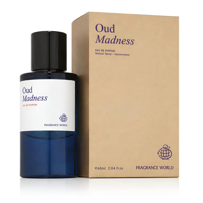 Fragrance World Oud Madness Eau de Parfum Unisex 60 ml