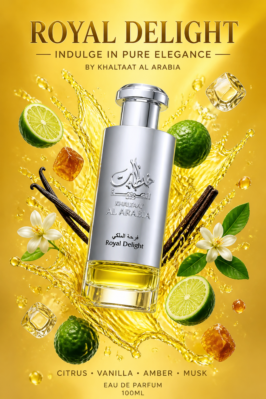 Lattafa Khaltaat Al Arabia Silver Royal Delight Eau de Parfum 100 ml