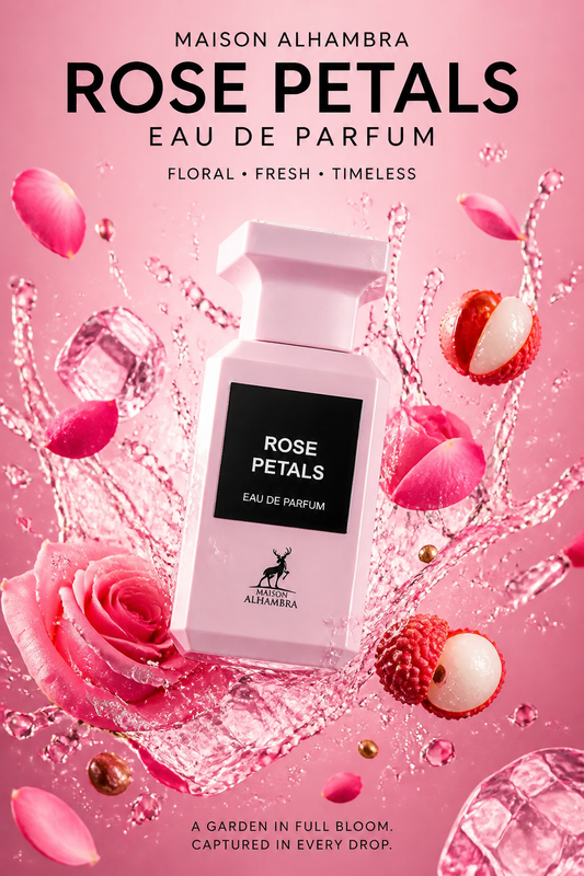 Maison Alhambra Rose Petals Eau de Parfum Unisex 80 ml