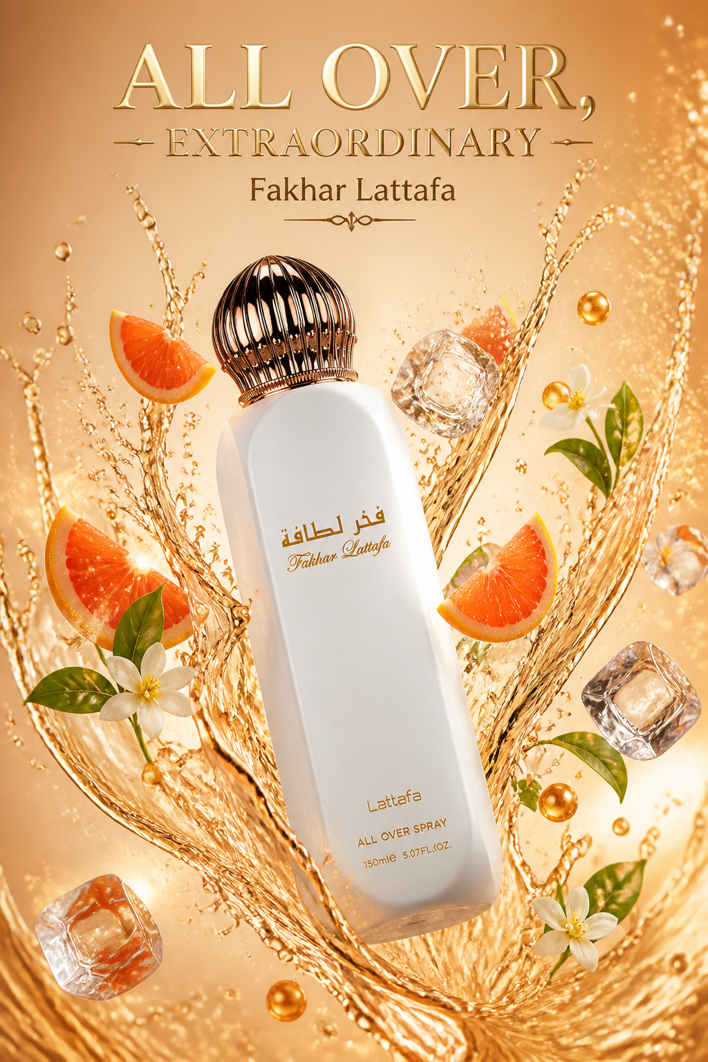 Lattafa Fakhar Women All Over Spray pentru Femei 150 ml
