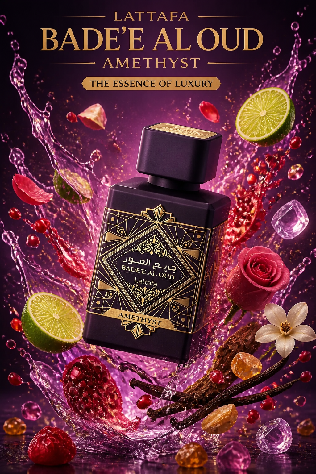 Lattafa Badee Al Oud Amethyst Apă de parfum 100 ml
