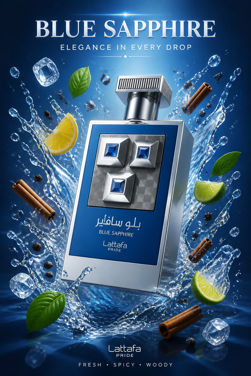Lattafa Pride Blue Sapphire Apă de parfum 100 ml