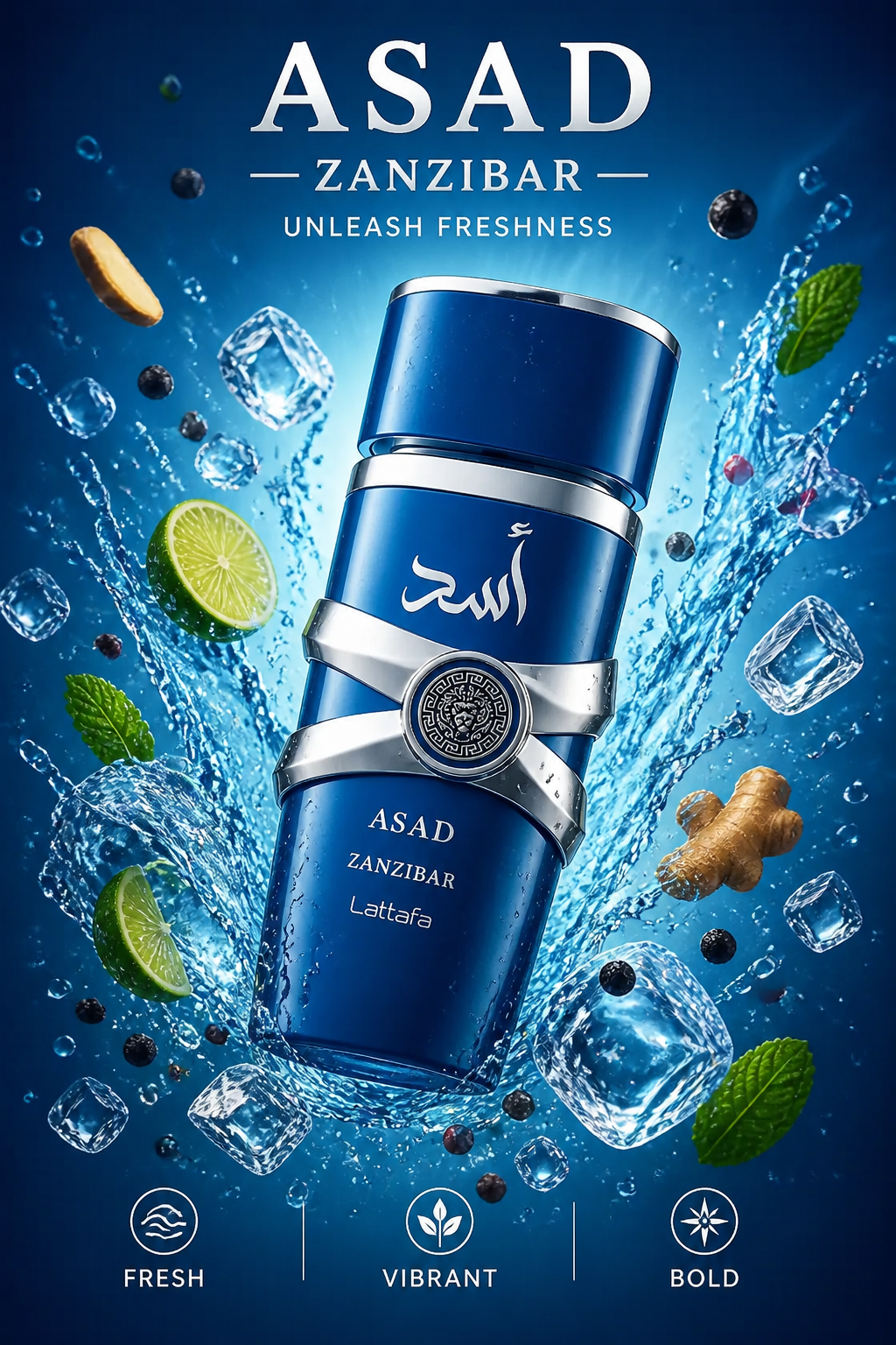 Lattafa Asad Zanzibar Eau de Parfum 100 ml