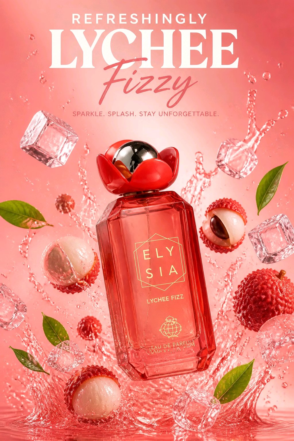 Fragrance World Elysia Lychee Fizz Eau de Parfum pentru Femei 100 ml