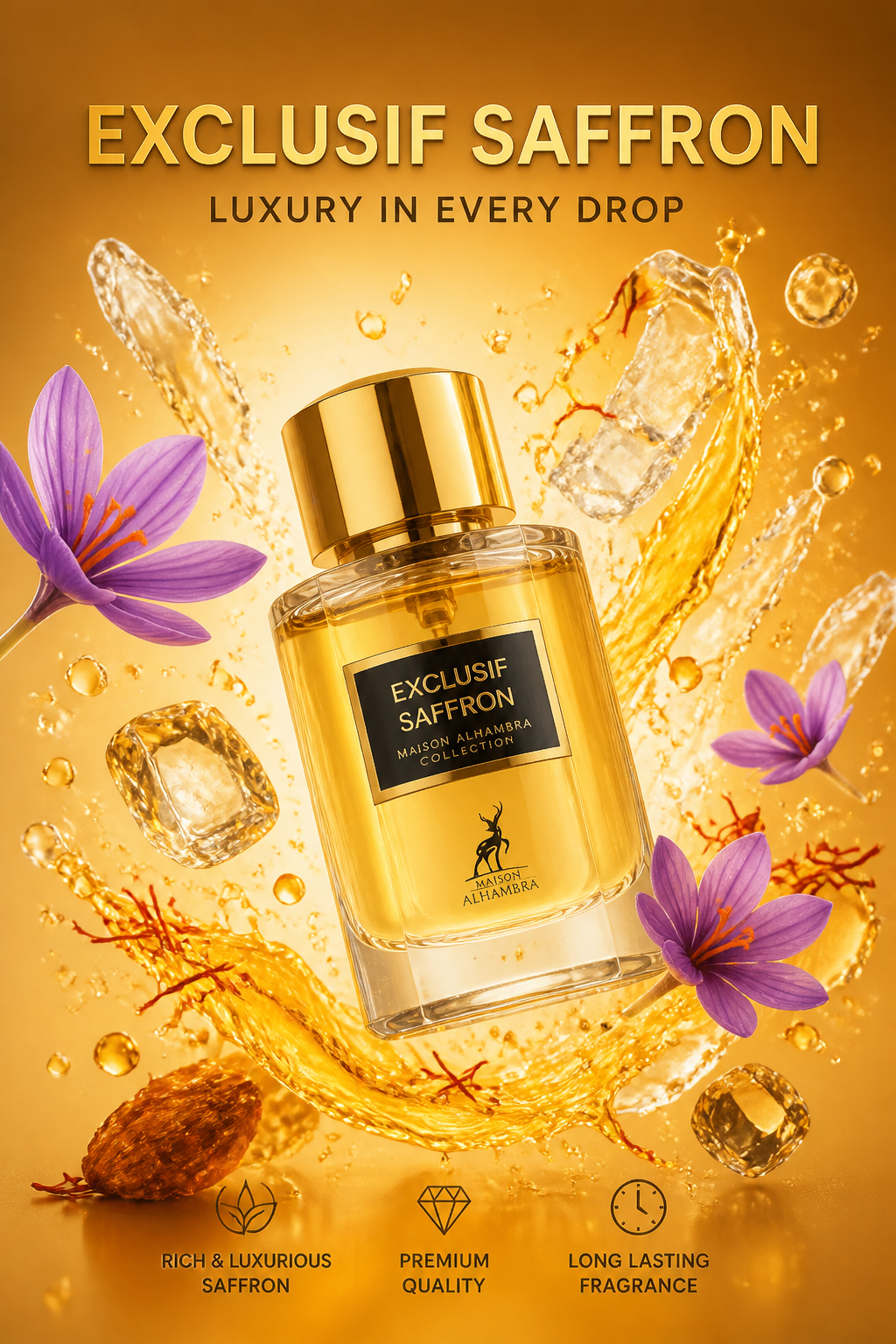 Maison Alhambra Exclusif Saffron Eau de Parfum 100 ml