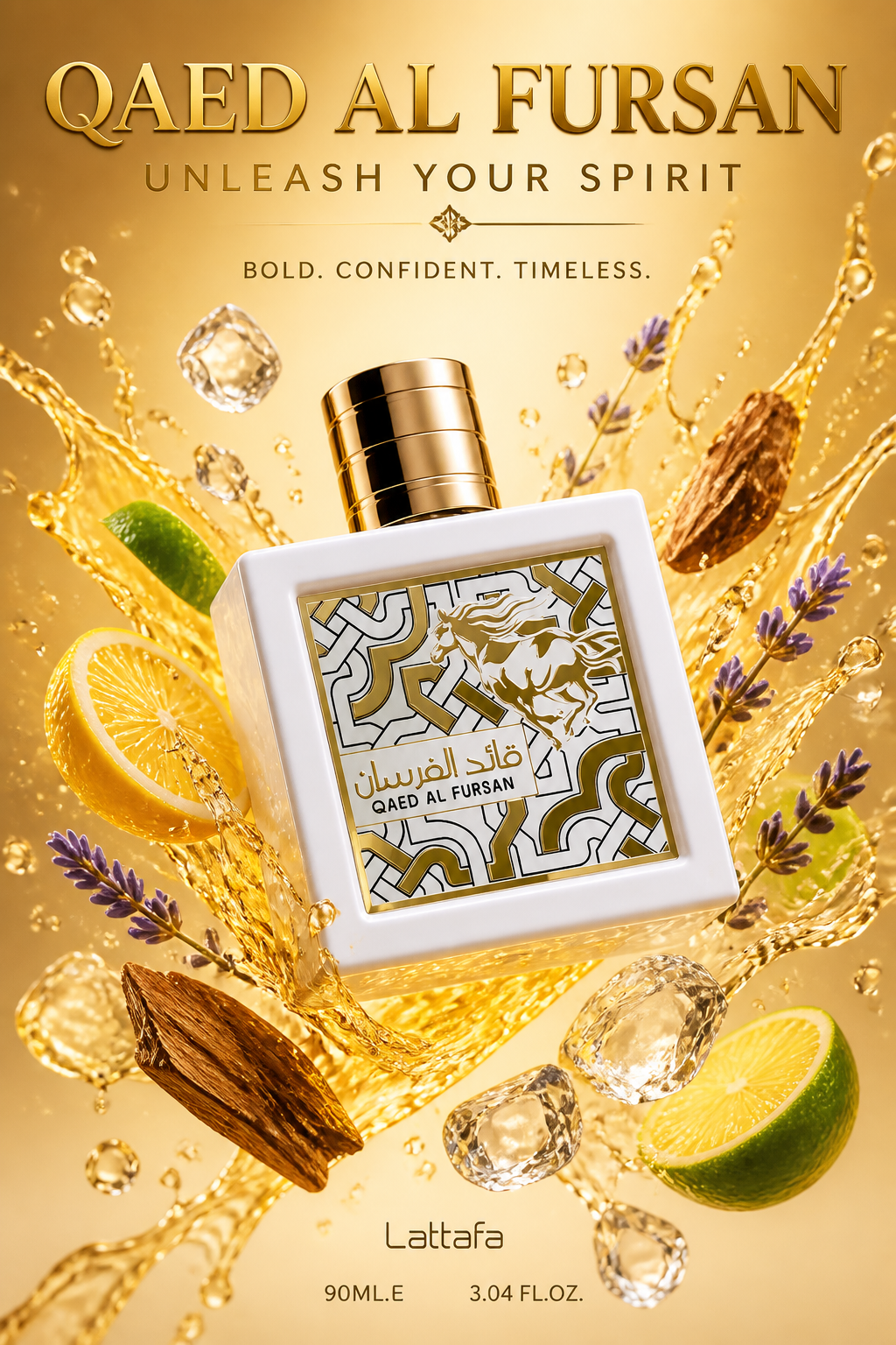 Lattafa Qaed Al Fursan Unlimited Apă de parfum 90 ml