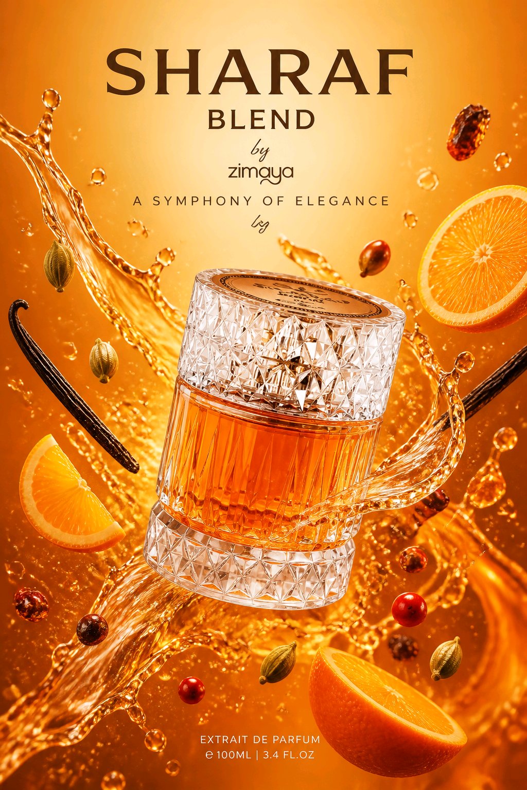Zimaya Sharaf Blend Extrait de Parfum Unisex 100 ml