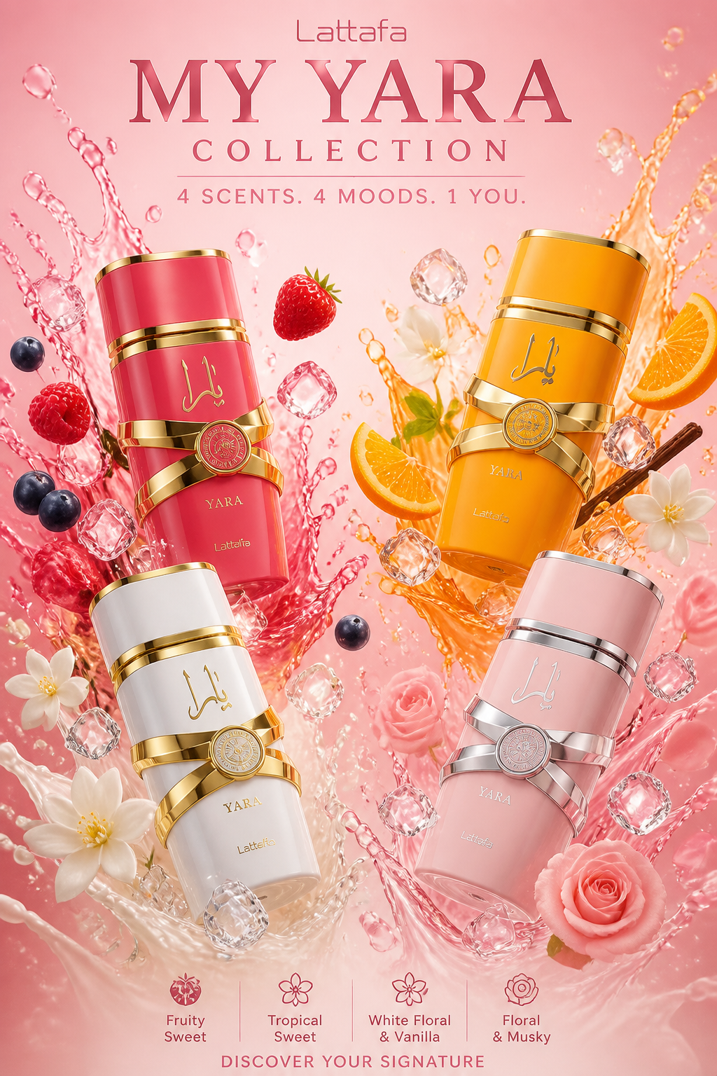 Set Lattafa My Yara Collection 4 x 25 ml