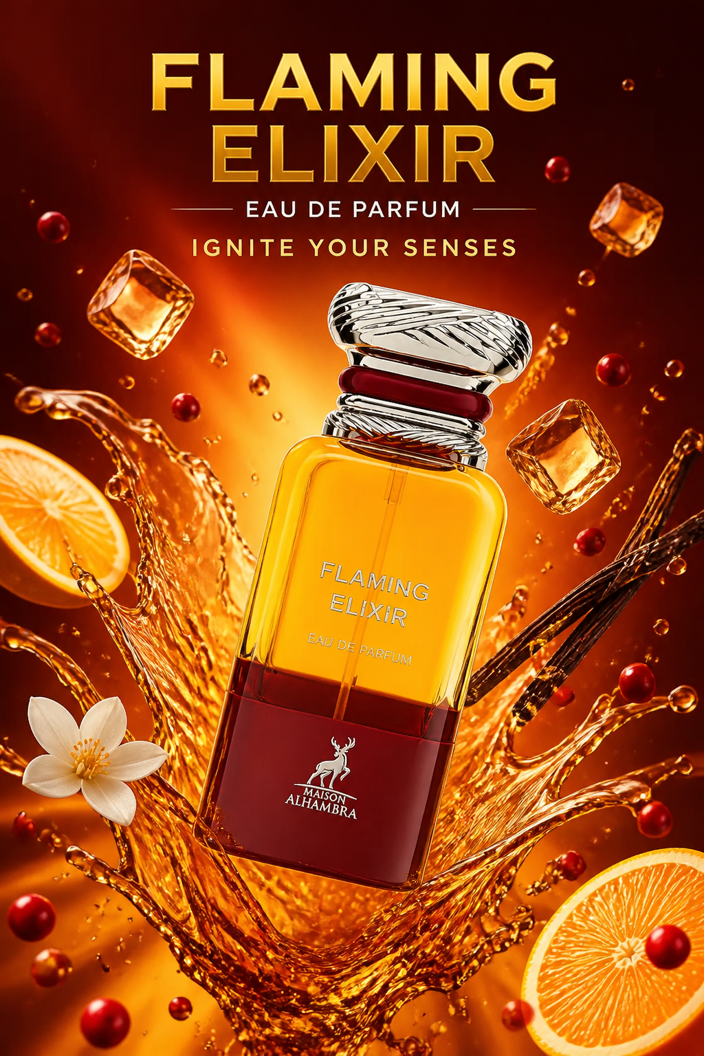 Maison Alhambra Flaming Elixir Eau de Parfum 80 ml