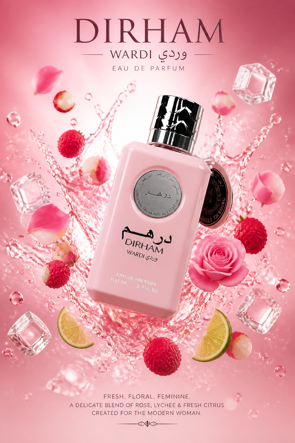 Ard Al Zaafaran Dirham Wardi Eau de Parfum 100 ml