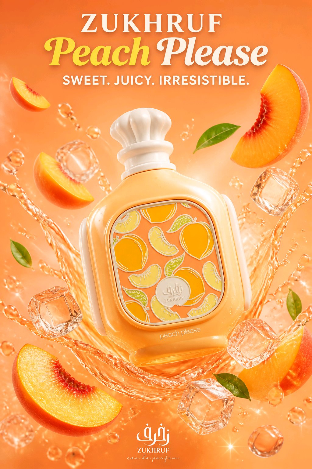 Zimaya Zukhruf Peach Please Eau de Parfum Unisex 100 ml