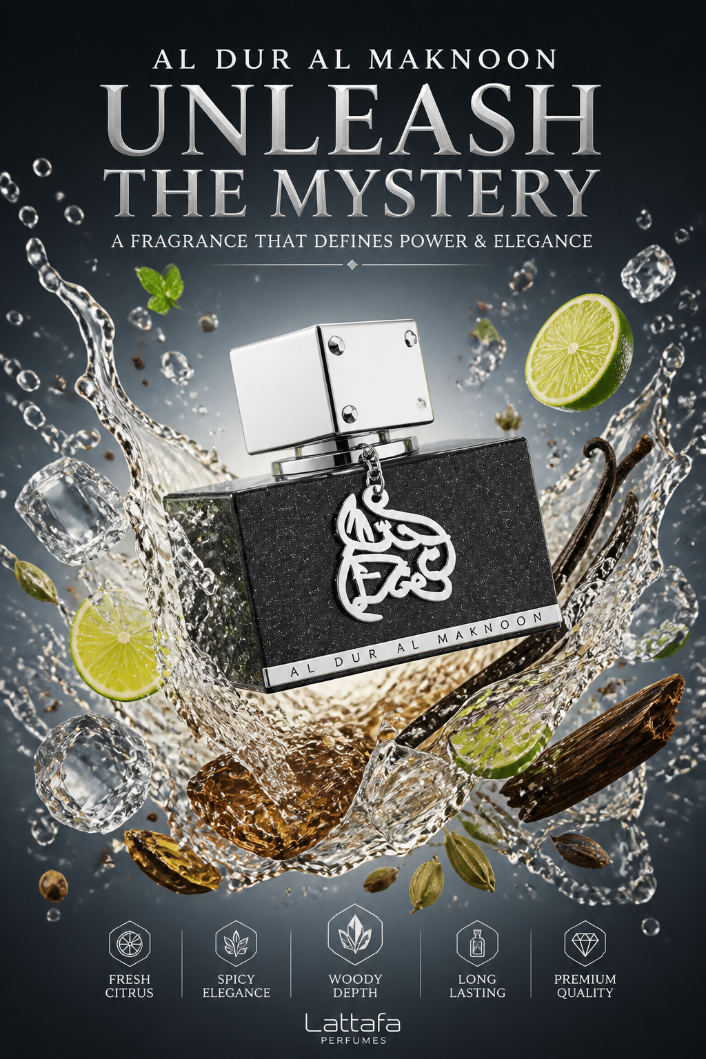 Lattafa Al Dur Al Maknoon Silver Eau de Parfum 100 ml