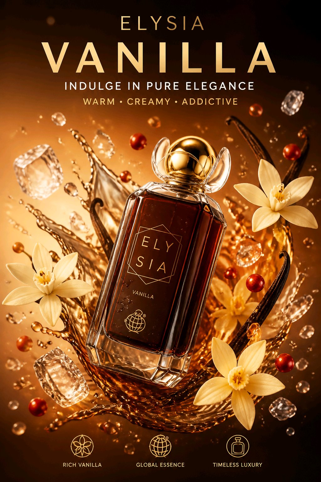 Fragrance World Elysia Vanilla Eau de Parfum pentru Femei 100 ml