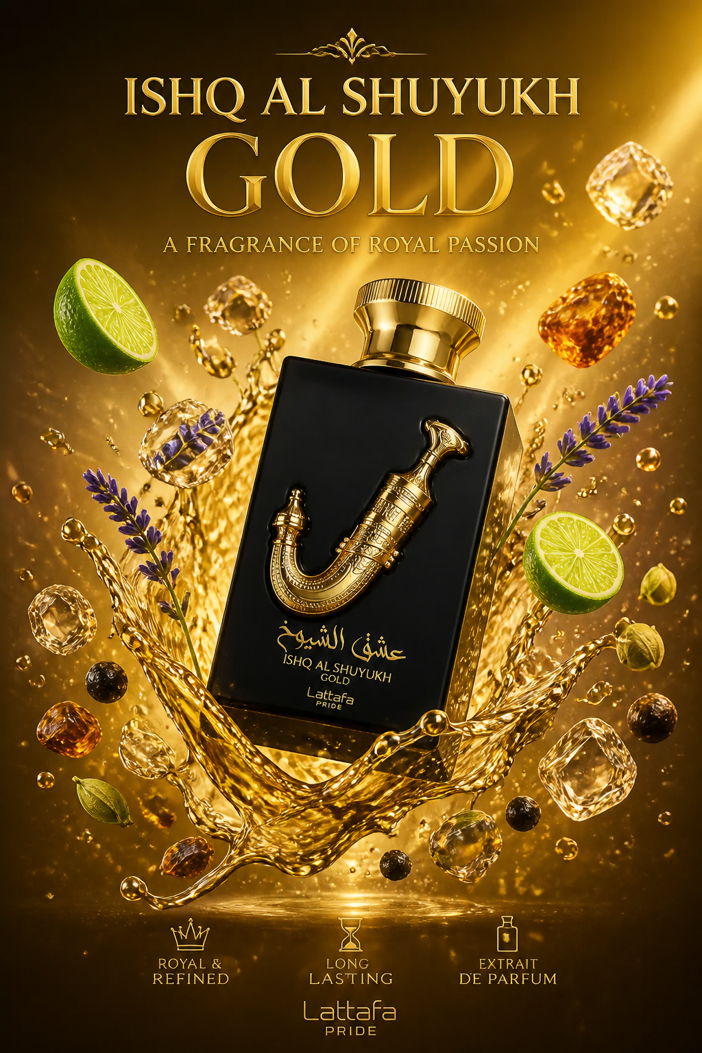 Lattafa Pride Ishq Al Shuyukh Gold Eau de Parfum 100 ml