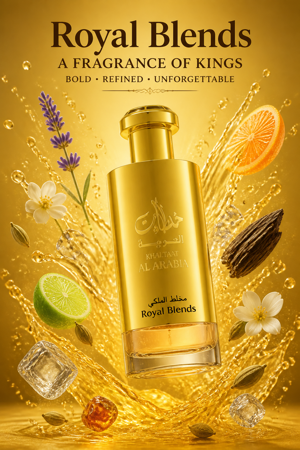 Lattafa Khaltaat Al Arabia Gold Royal Blends Apă de parfum 100 ml