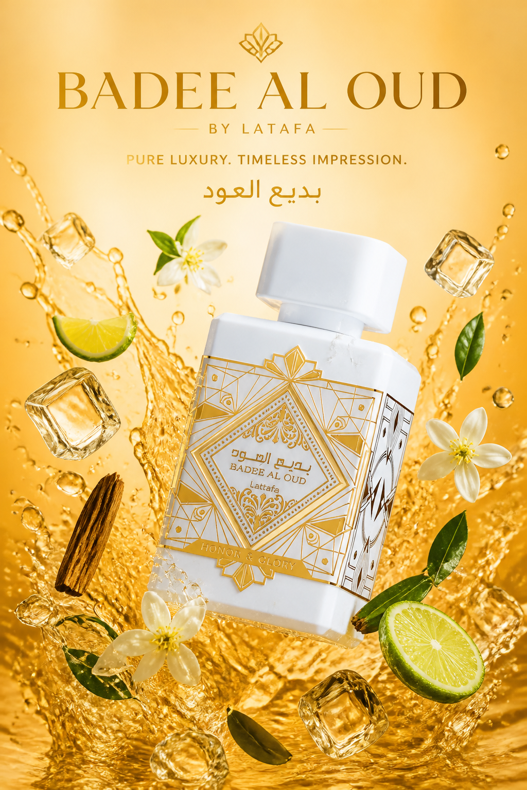 Lattafa Bade'e Al Oud Honor & Glory Eau de Parfum 100 ml