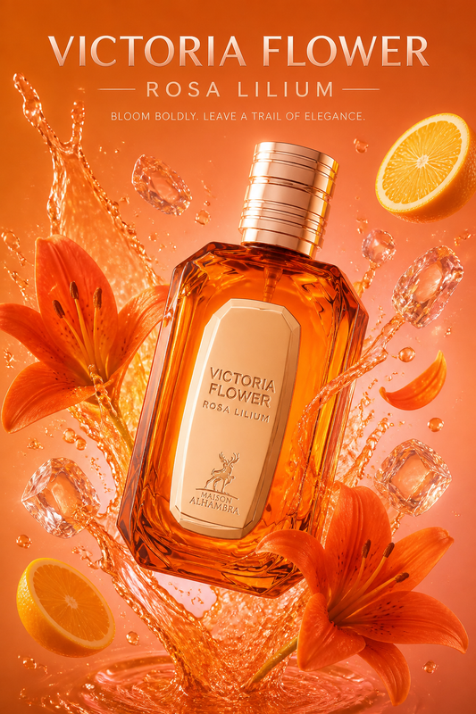 Maison Alhambra Victoria Flower Rosa Lilium Eau de Parfum pentru Femei 100 ml