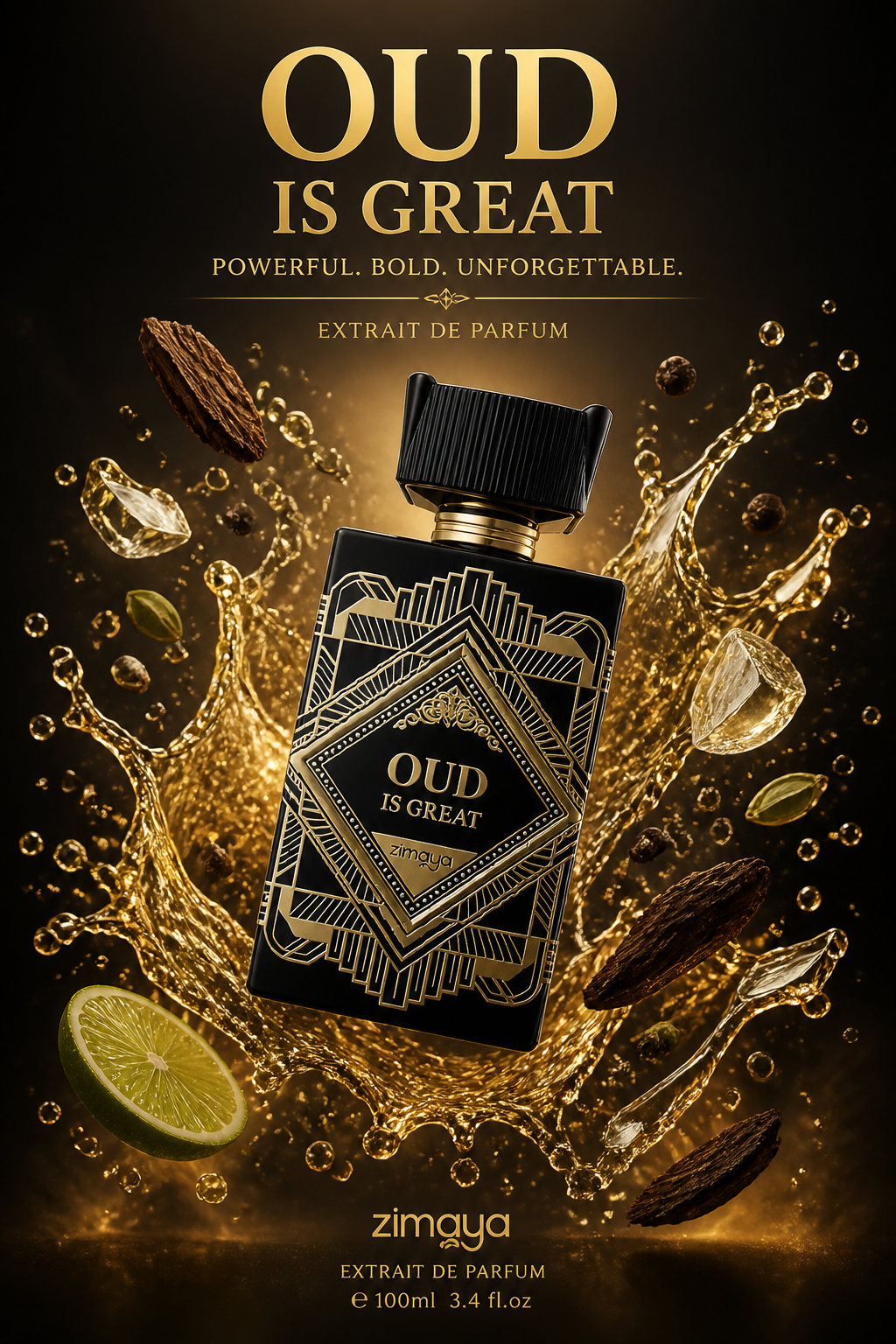 Zimaya Oud Is Great Extrait de Parfum Unisex 100 ml