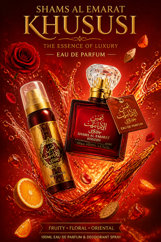 Ard Al Zaafaran Shams Al Emarat Khususi Gift Set Eau de Parfum 100 ml + Deodorant
