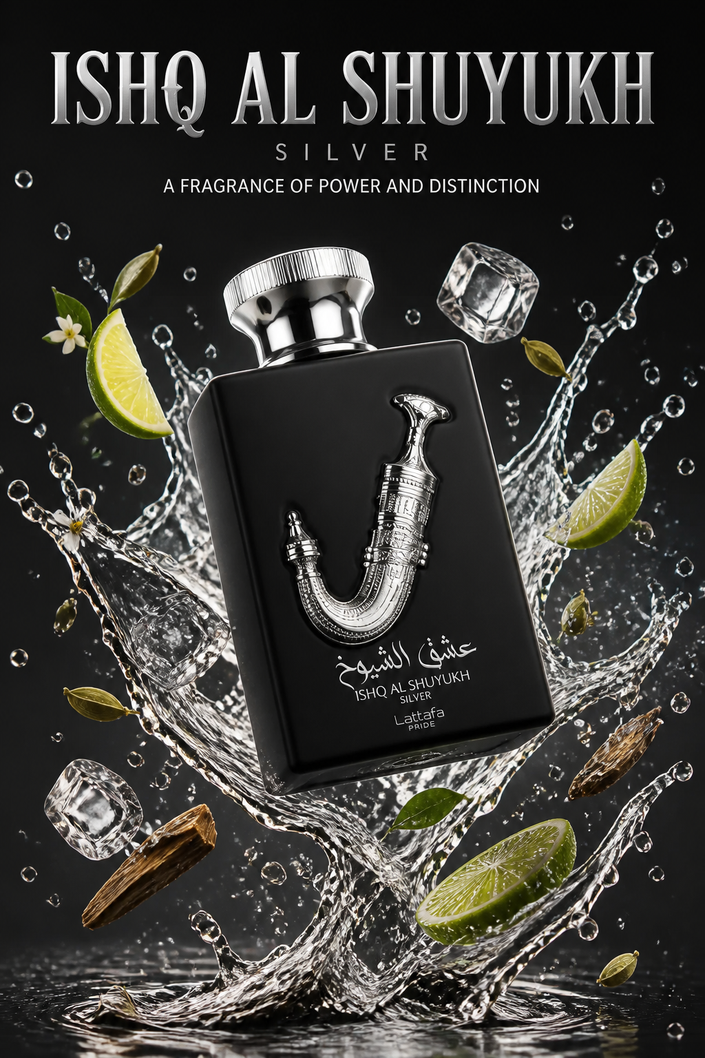 Lattafa Pride Ishq Al Shuyukh Silver Apă de Parfum 100 ml