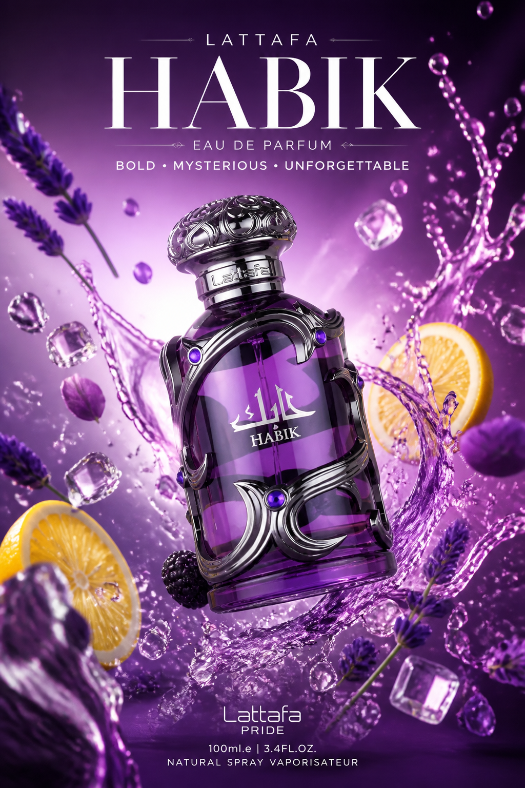 Lattafa Habik pentru bărbați Apă de parfum 100 ml