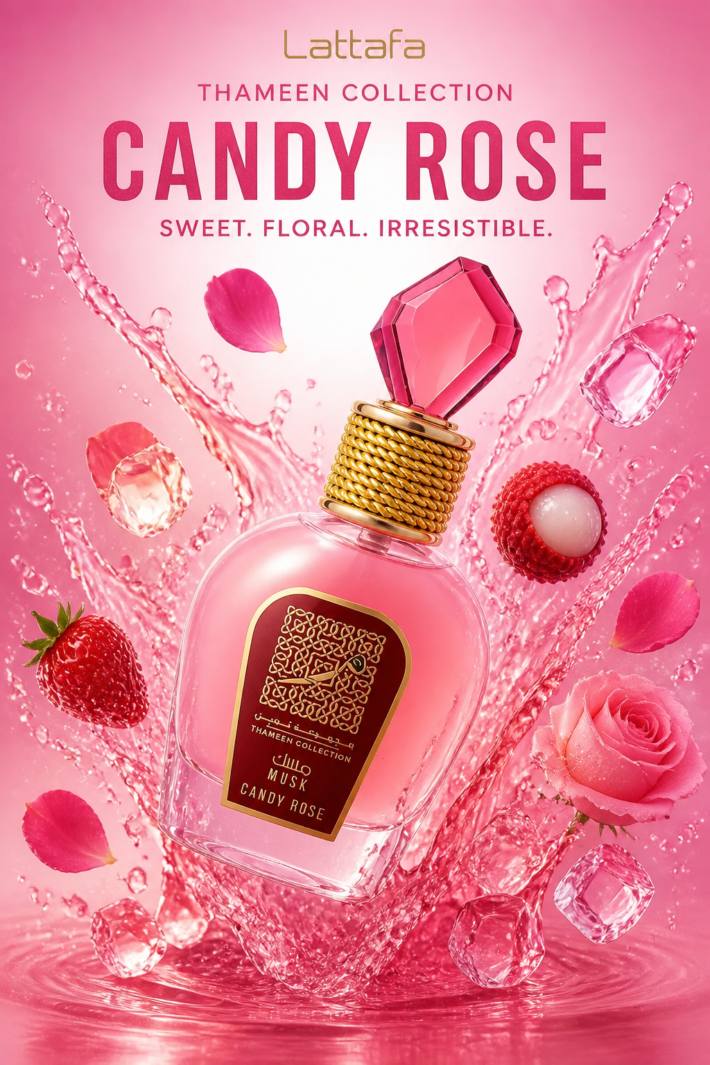 Lattafa Candy Rose Eau de Parfum 100 ml