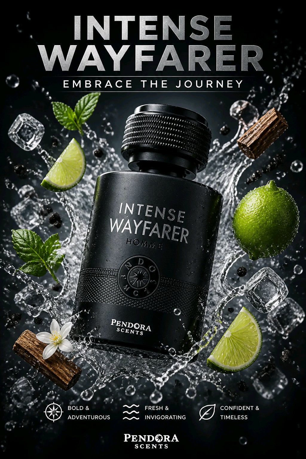 Pendora Scents Wayfarer Intense Eau de Parfum pentru Bărbați 100 ml