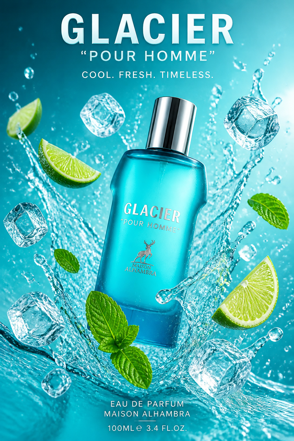 Maison Alhambra Glacier Pour Homme Eau de Parfum 100 ml