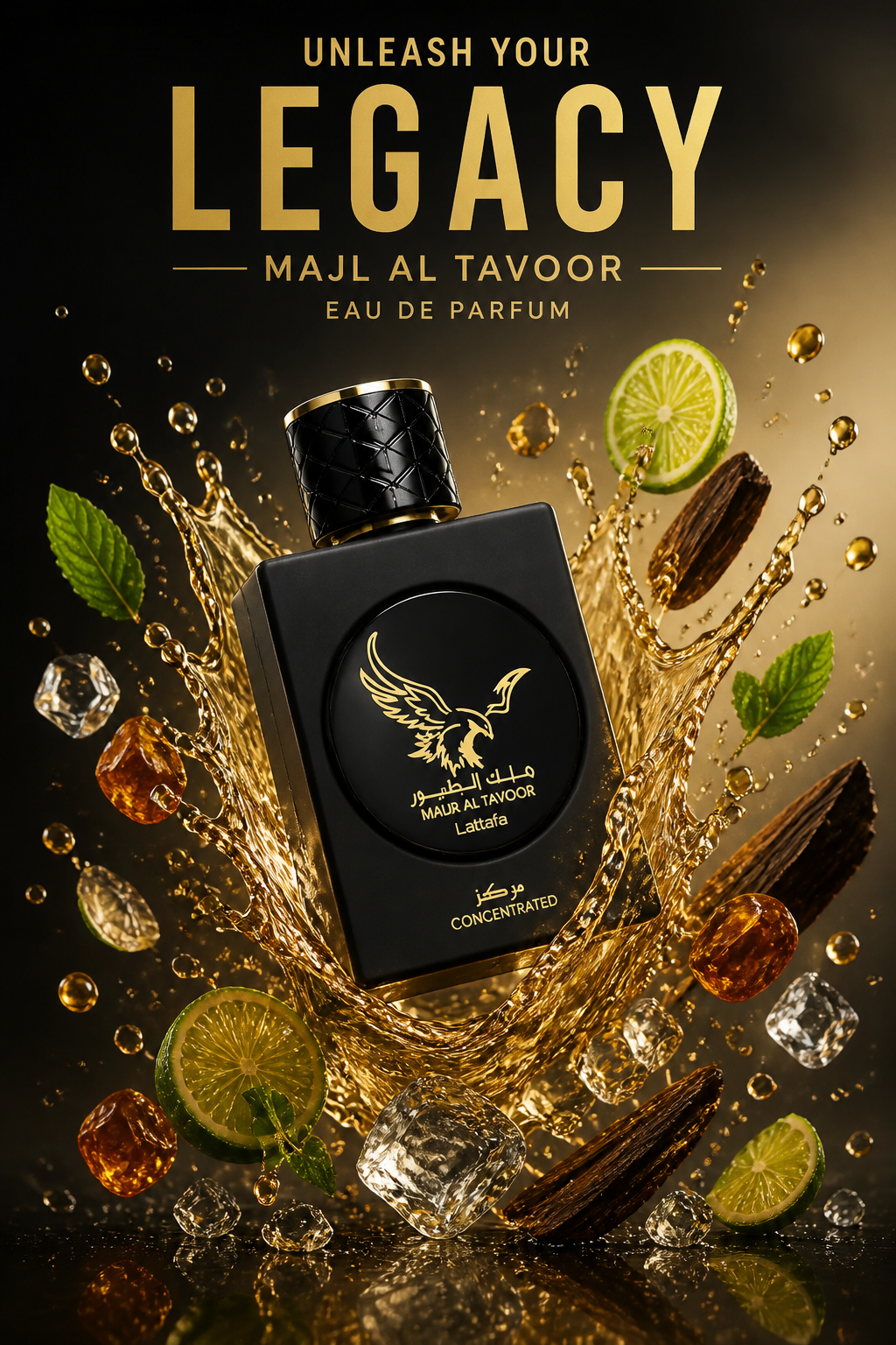 Lattafa Malik Al Tayoor Concentrated Eau de Parfum 100 ml