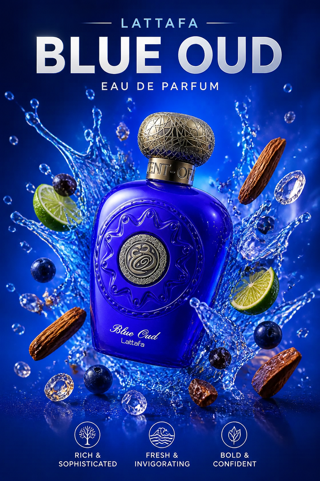 Apă de parfum Lattafa Blue Oud 100 ml