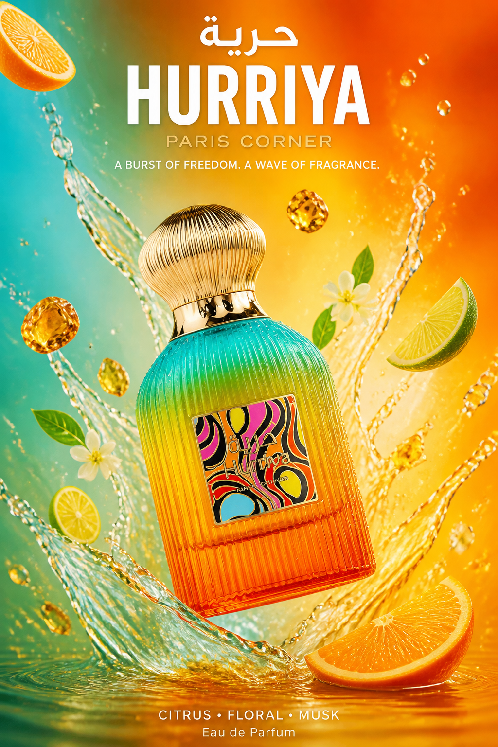 aris Corner Hurriya Eau de Parfum Unisex 100 ml