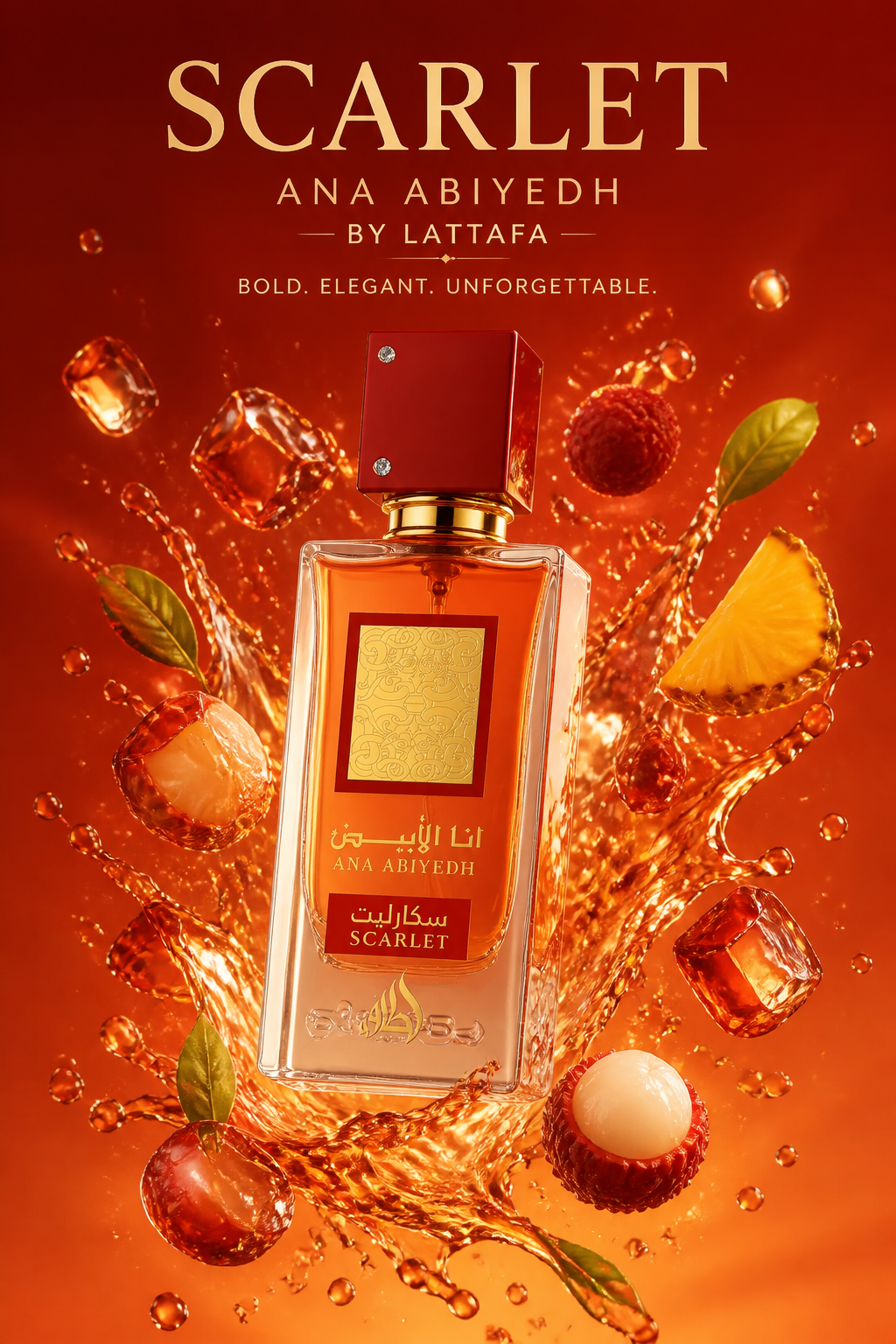 Lattafa Ana Abiyedh Scarlet Eau de Parfum 60 ml