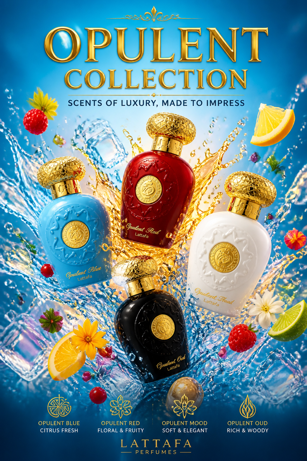 Set Lattafa Opulent Collection 4 x 25 ml