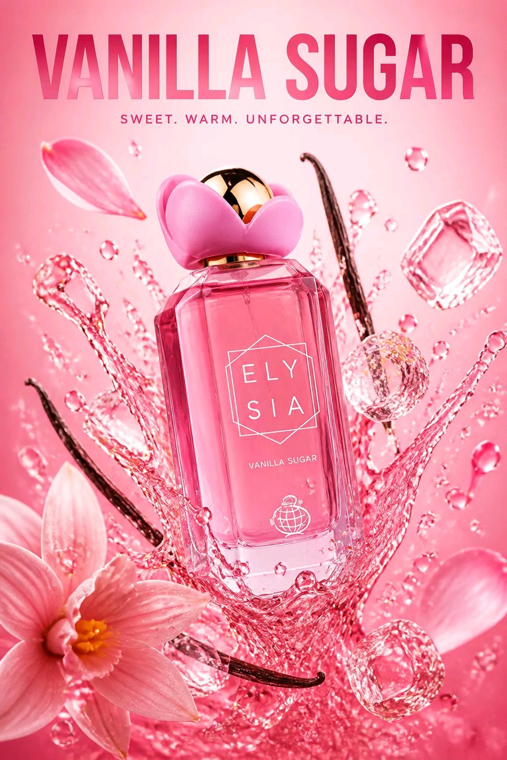 Fragrance World Elysia Vanilla Sugar Eau de Parfum pentru Femei 100 ml