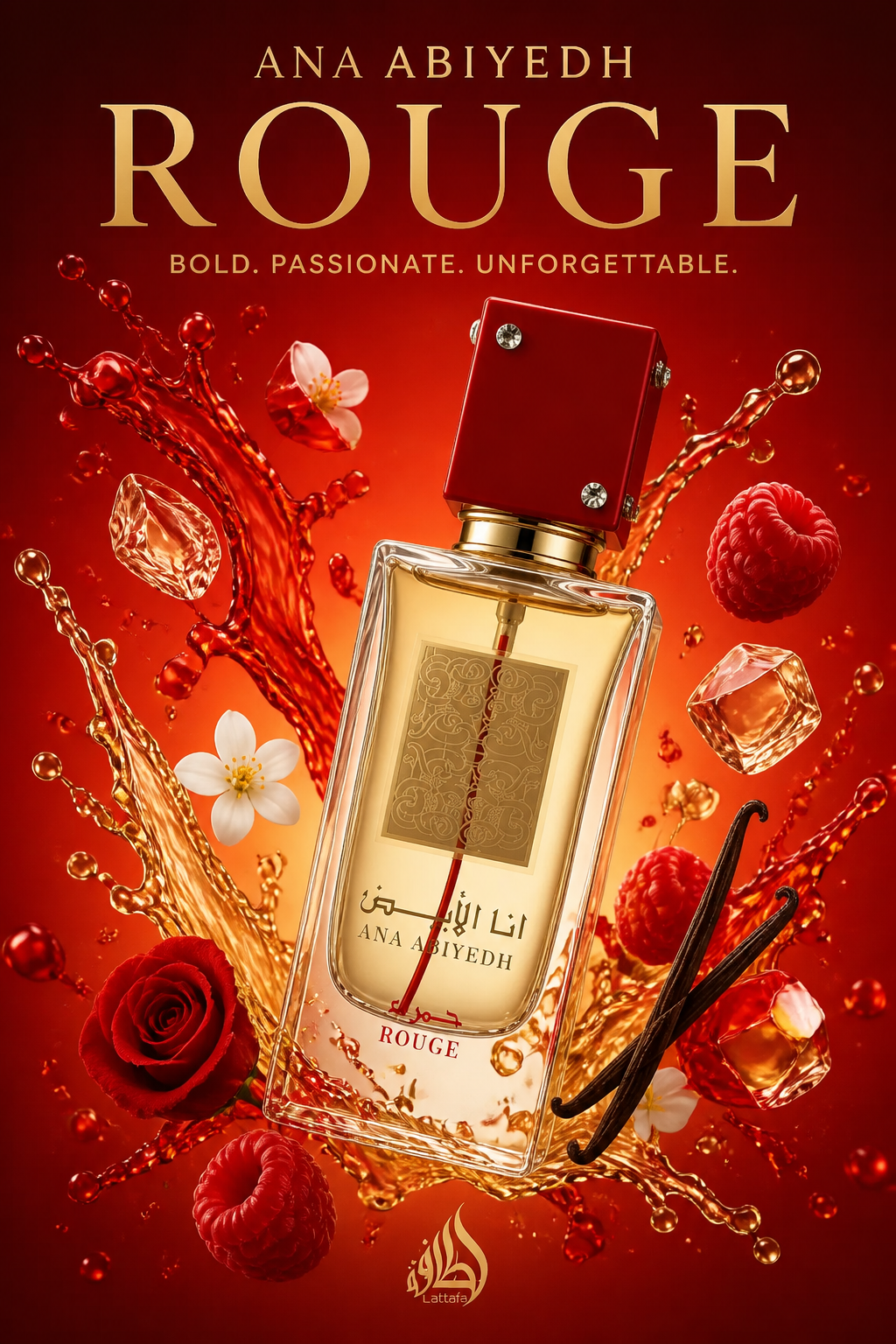 Lattafa Ana Abiyedh Rouge Eau de Parfum 60 ml