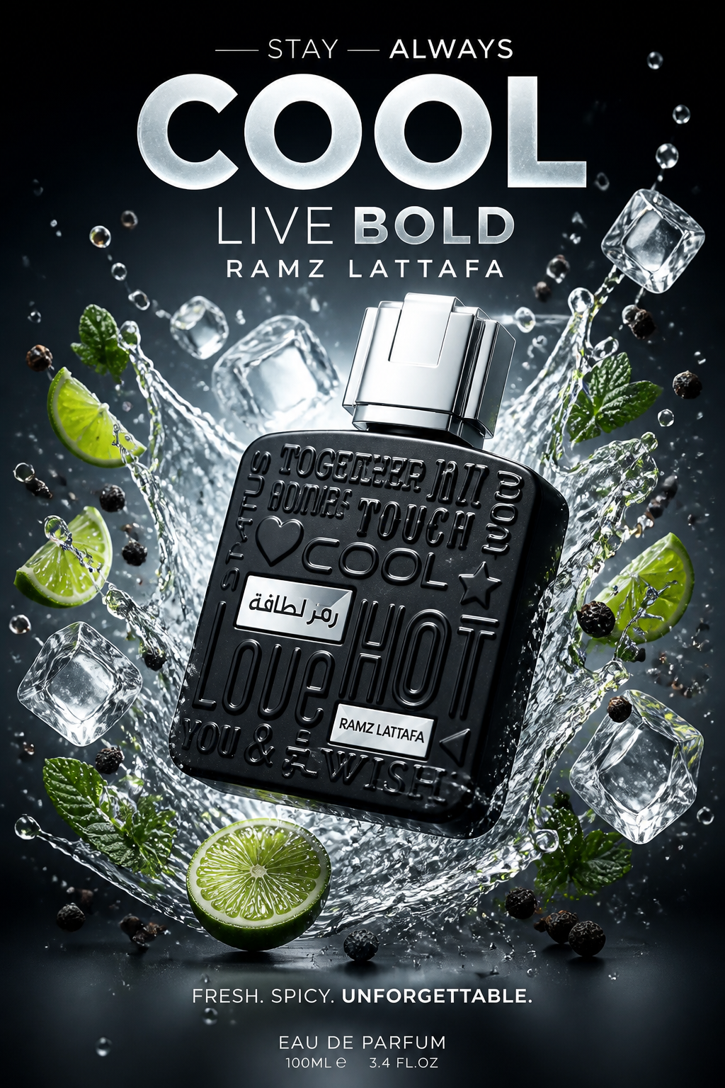 Lattafa Ramz Silver Apă de Parfum 100 ml