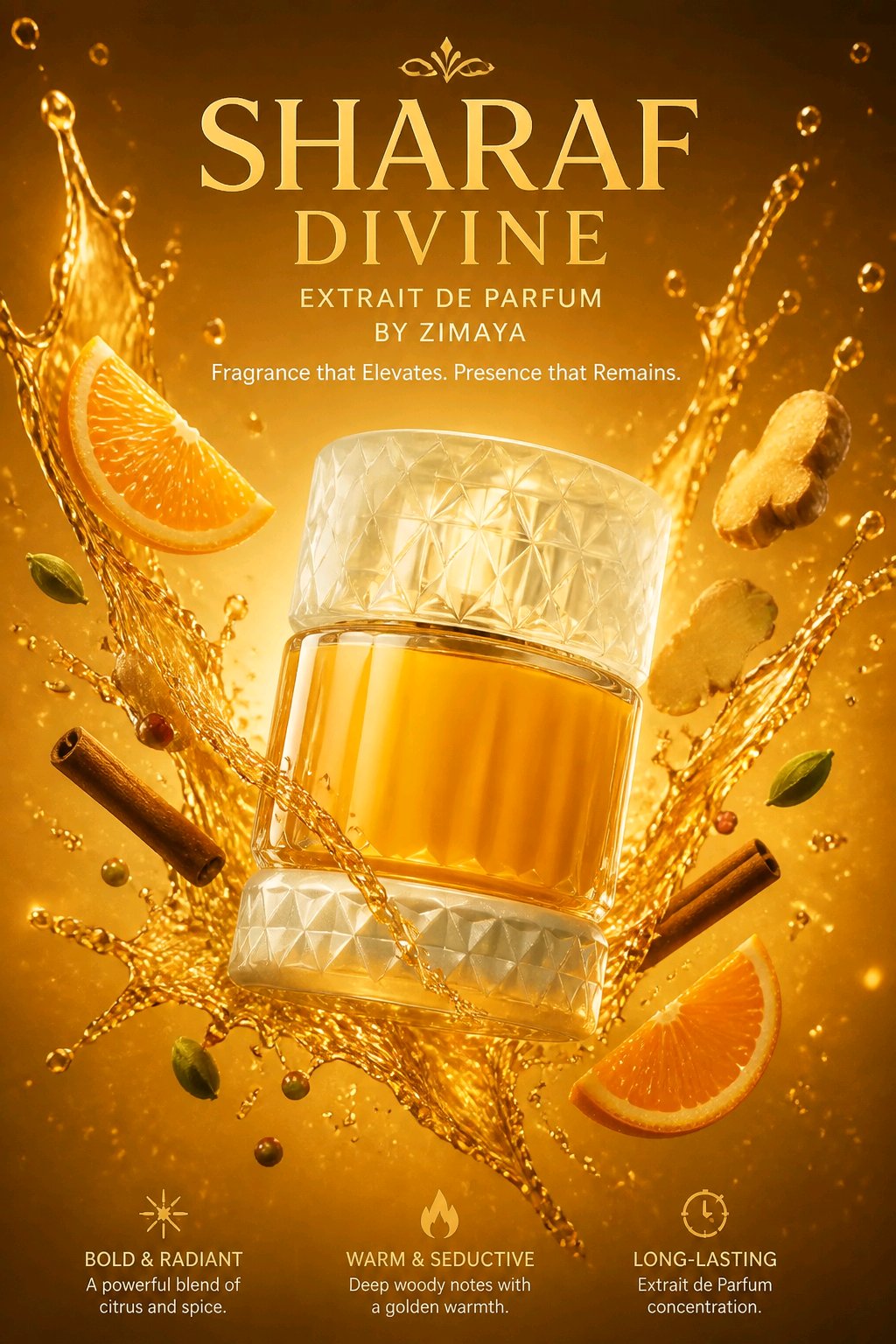 Zimaya Sharaf Divine Extrait de Parfum Unisex 100 ml