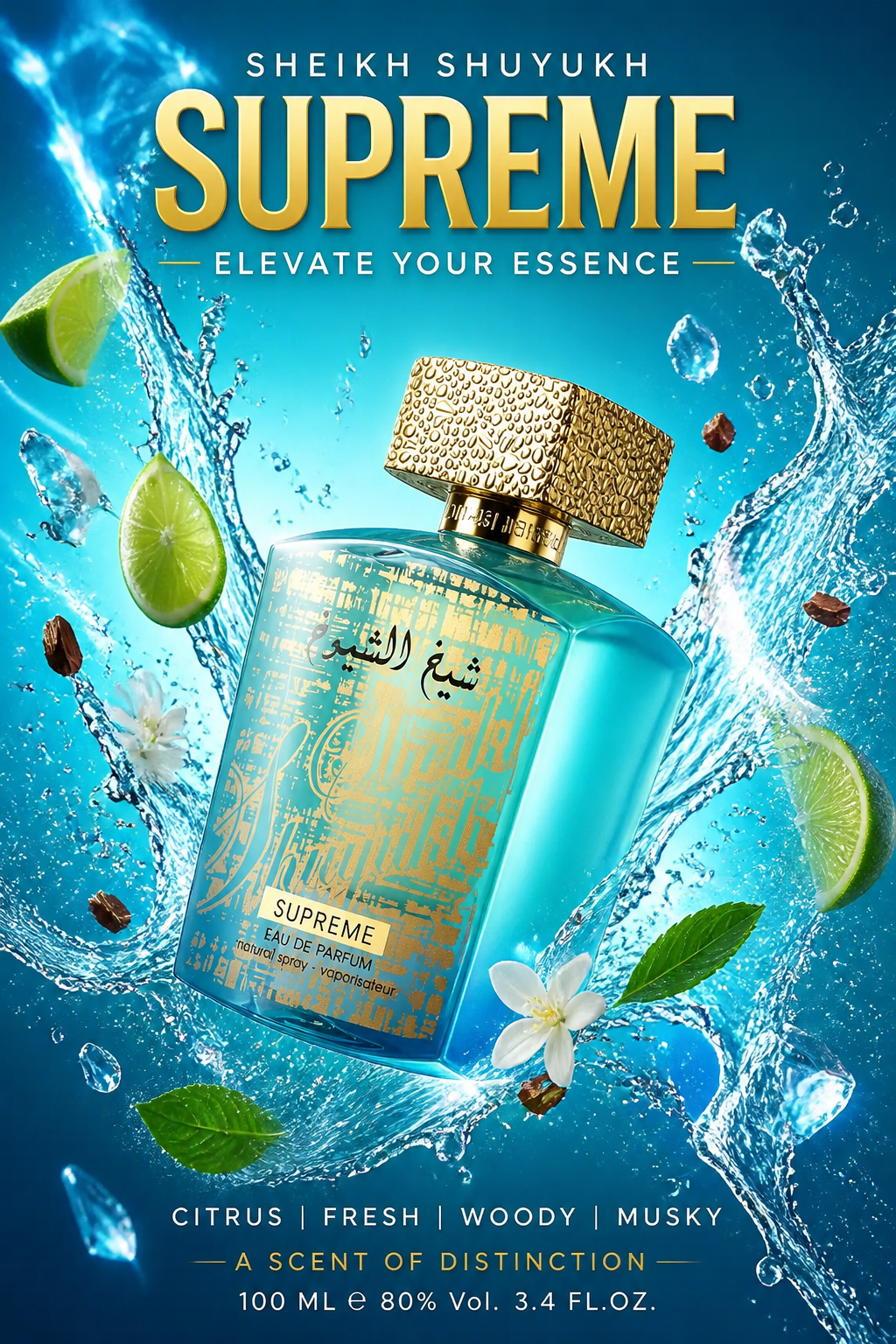 Lattafa Sheikh Shuyukh Supreme Eau de Parfum 100 ml