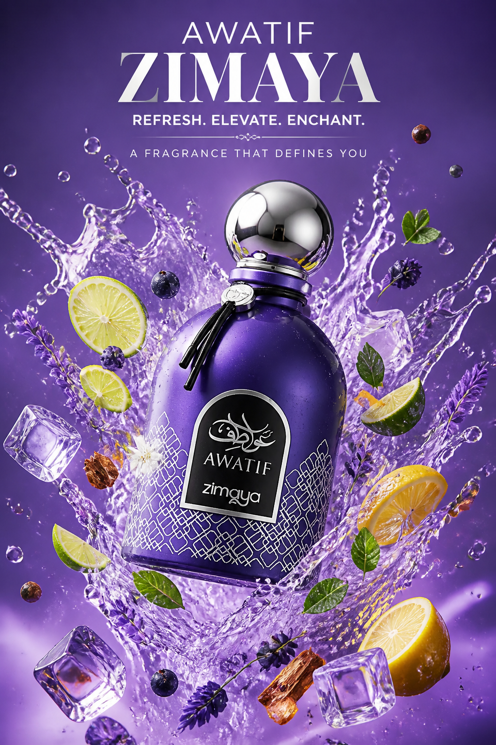 Zimaya Awatif Blue Eau de Parfum pentru Bărbați 100 ml