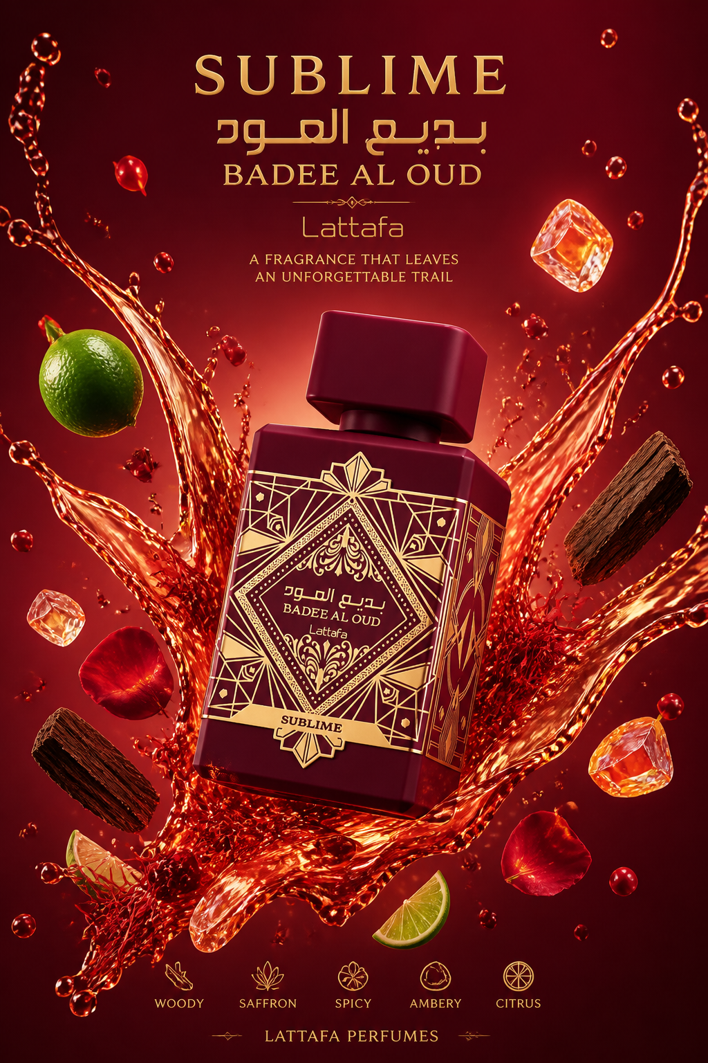 Lattafa Badee Al Oud Sublime Apă de parfum 100 ml