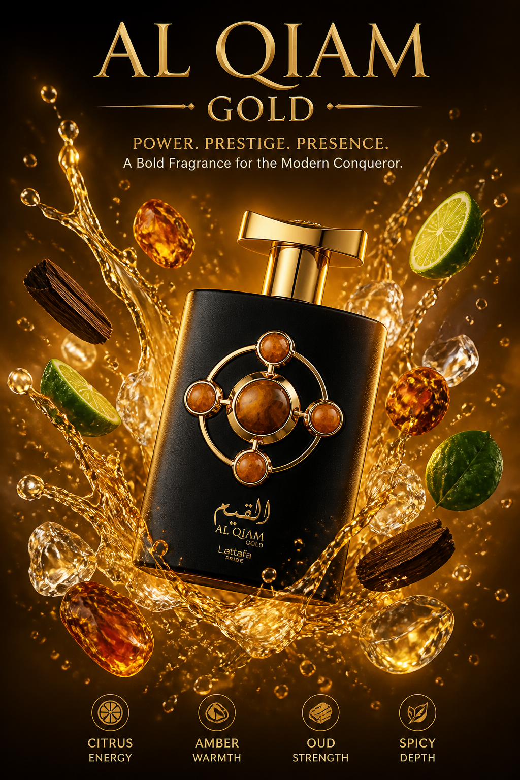Lattafa Pride Al Qiam Gold Apă de parfum 100 ml