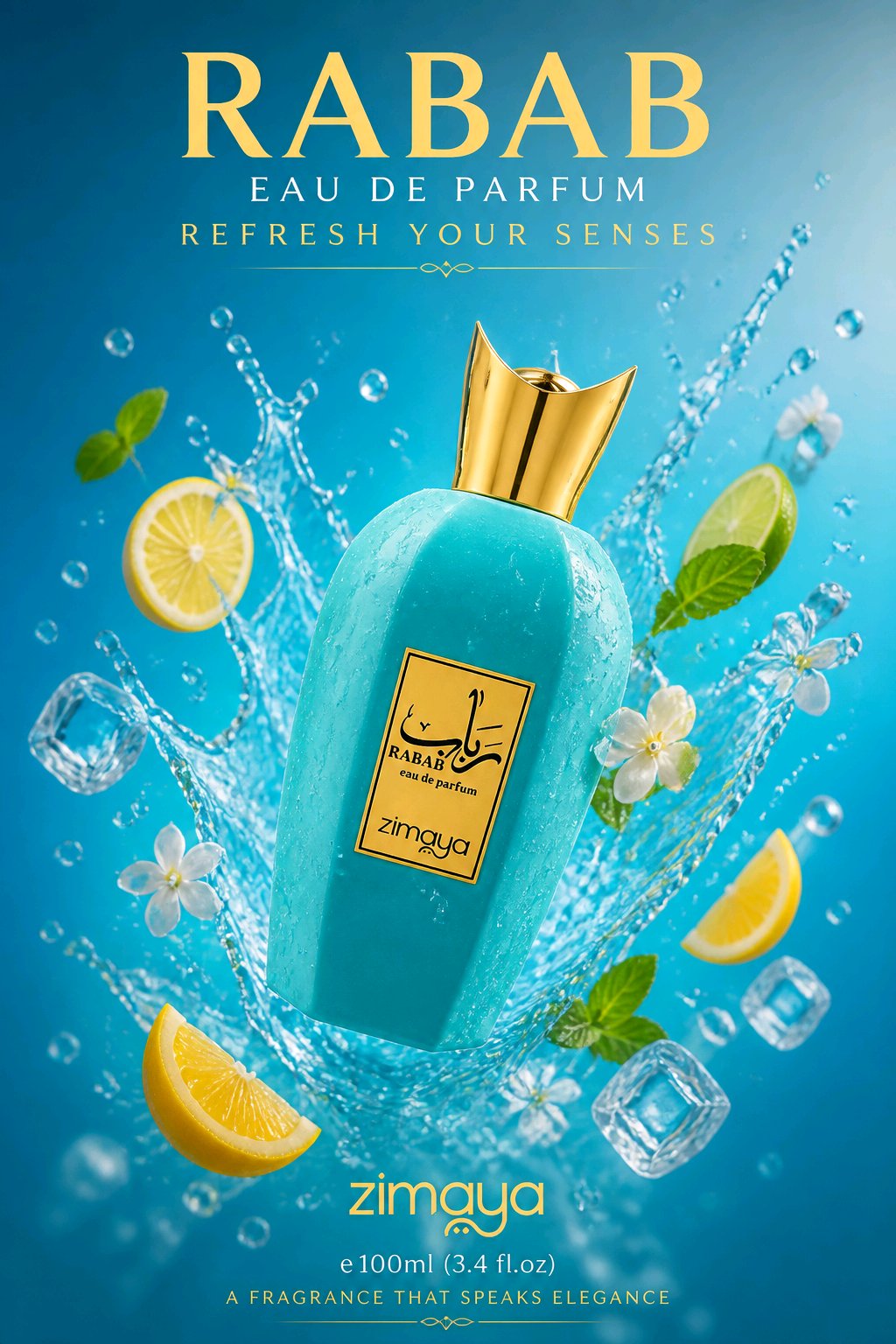 Zimaya Rabab Blue Eau de Parfum Unisex 100 ml