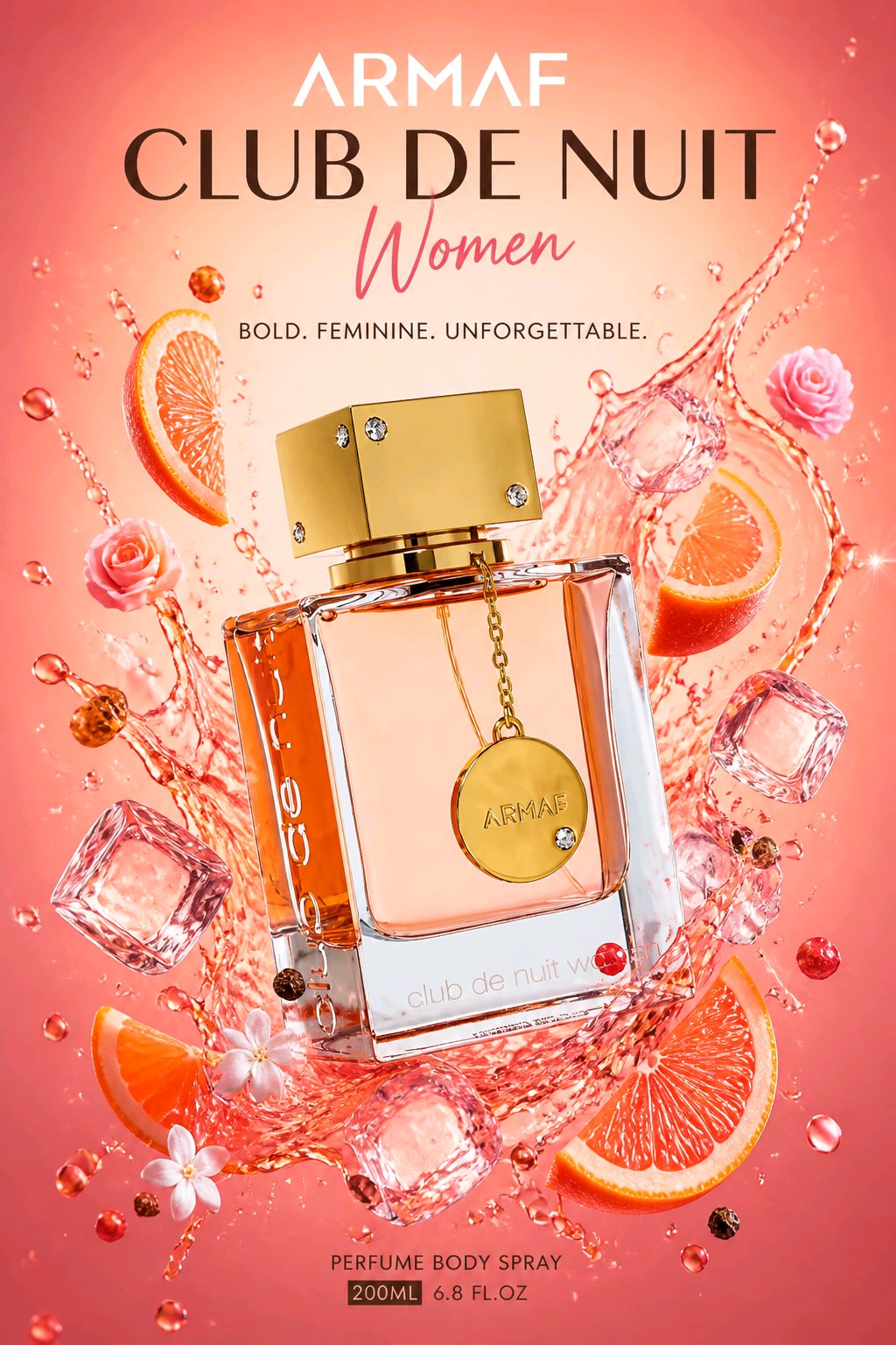 Gift Set Armaf Club de Nuit Woman Eau de Parfum pentru Femei 105 ml