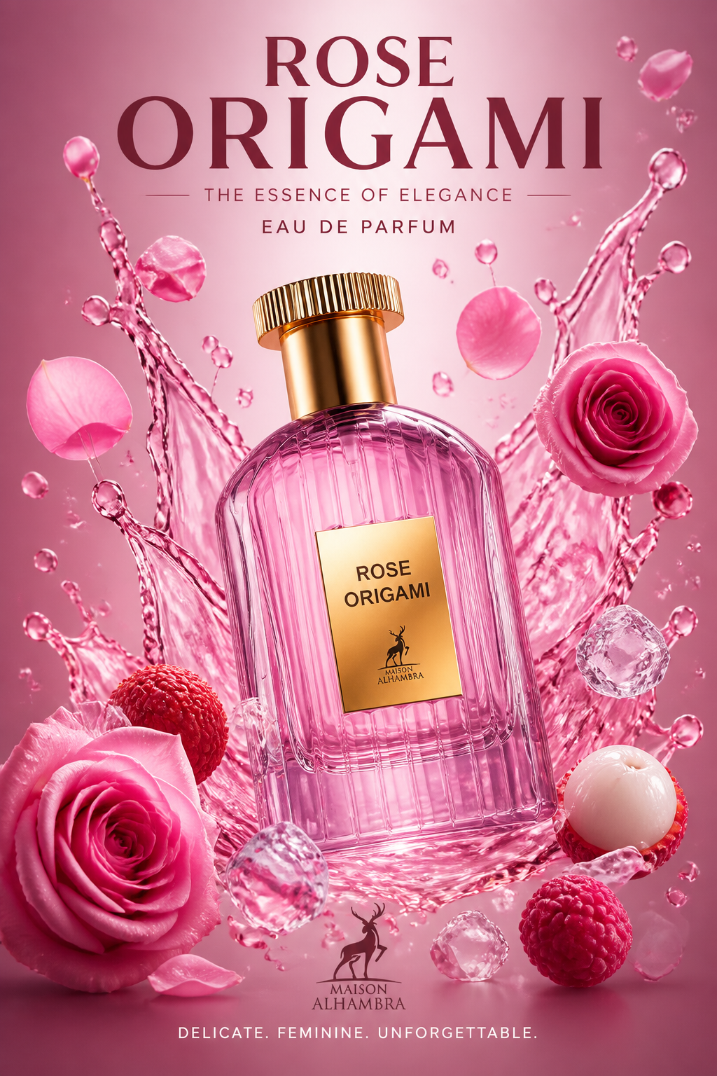 Maison Alhambra Rose Origami Eau de Parfum 100 ml