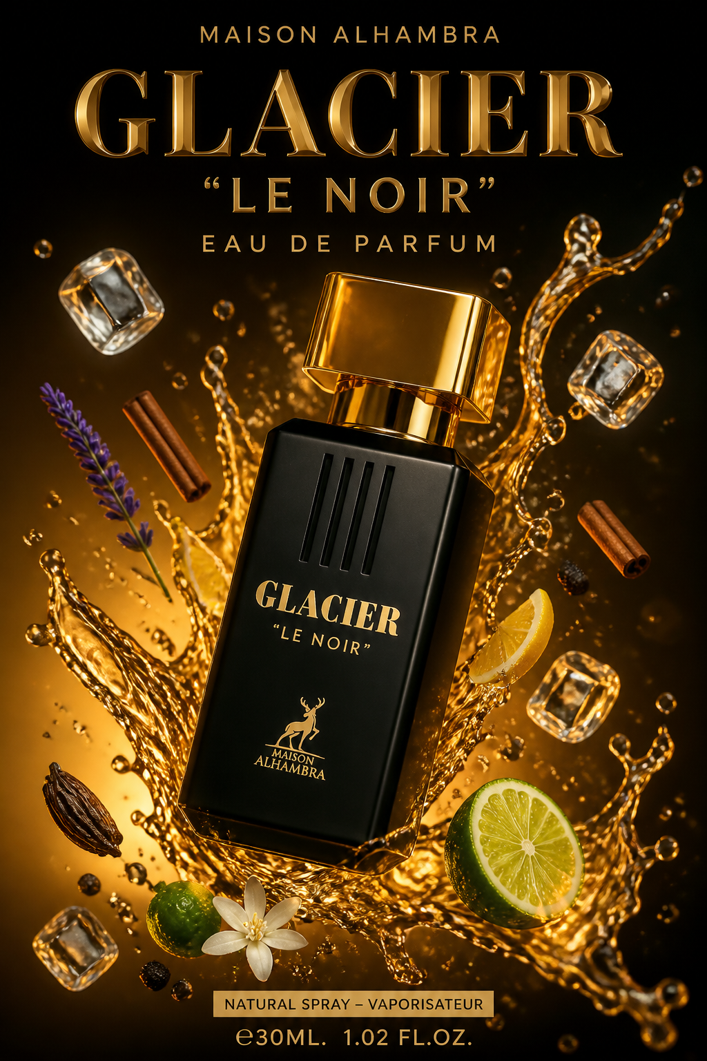 Maison Alhambra Glacier Le Noir Eau de Parfum 30 ml